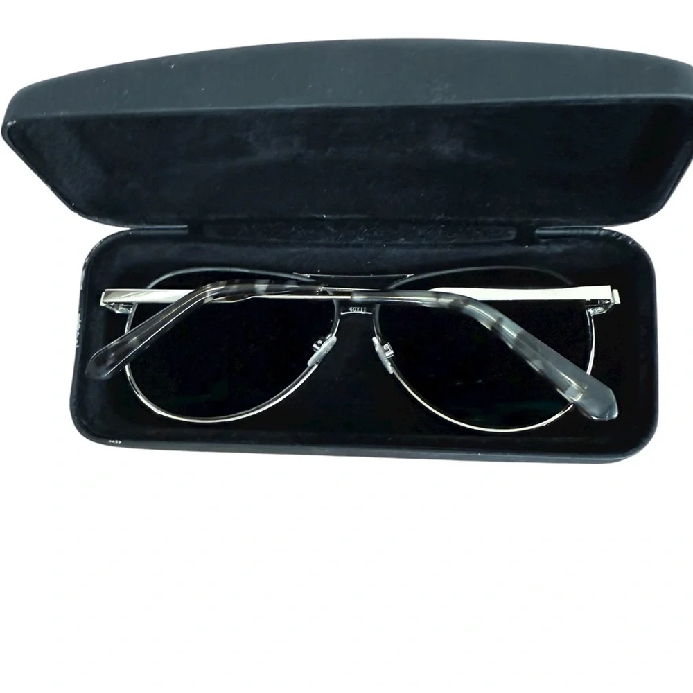 Beverly Hills Polo Club Aviator Sunglasses silver trim